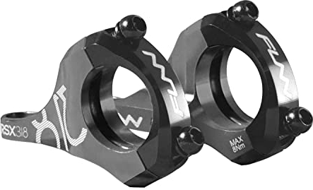 Funn RSX Mountainbike Direktmontage Vorbau mit 31,8 mm Lenkerklemmung, 2-teiliges leichtes Split-Design für Dual Crown Gabeln, verstellbare Verlängerung 45-50 mm mit 20 mm Anstieg (Grau)