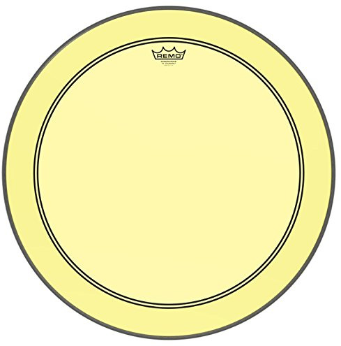 Remo Schlagzeugfell Colortone Powerstroke 3 Clear Gelb – 24″ – P3-1324-CT-YE