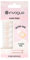 Acryl Oval Nägel 24-Stück Set, Französisch Bare