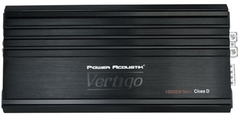 Power Acoustik Vertigo VA1-10000D 10000 Watts Monoblock Subwoofer Amplifier