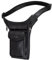 STILORD 'Frankie' Hüfttasche Leder Brusttasche Cross-Body Bag Bauch Tasche Vintage Gürteltasche für Herren Damen Brusttasche Echtleder, Farbe:schwarz