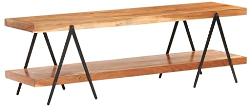 vidaXL Mobile Porta TV 160x40x50 cm in Legno Massello di Acacia