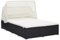 vidaXL Sonnenliege 2-Personen mit Auflage Klappdach Gartenliege Doppelliege Relaxliege Gartenmöbel Liege Strandliege Poly Rattan Schwarz