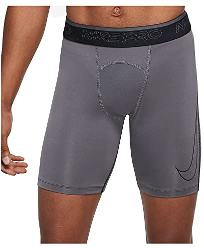 Nike Herren Pro Dri-FIT Shorts, Iron Grey/Black/Black, XL