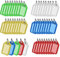 Sertay Porte-clés en Plastique, 50 Pièces Étiquette de Porte-clés, Étiquette Interchangeable, Avec Anneau Fendu, Pour ÉÉtiquette de Bagage D'identité(5 Couleurs 10 Pièces Chacune)