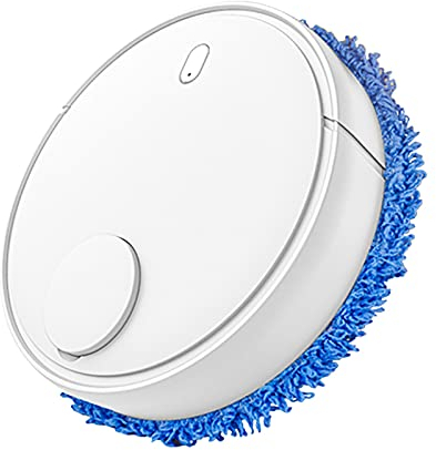 LuckyGirls Robot aspirador, barredora inteligente, aspiradora doméstica con mopa para alfombras, limpieza en seco y húmedo, para suelos duros, pelo de animal,se puede utilizar baldosa (Blanco)