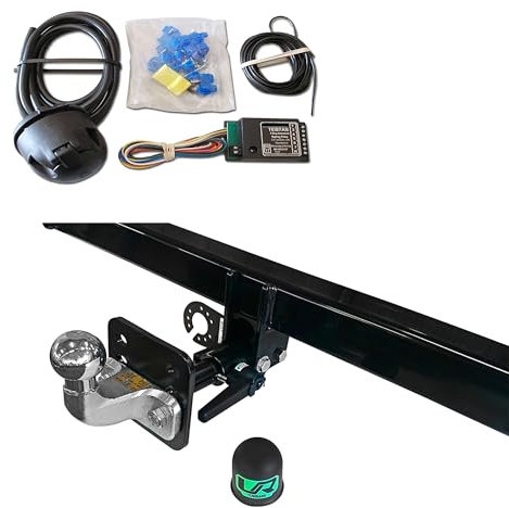 UmbraRimorchi Detachable Flange Towbar 12N Bypass Relay Towbar Compatible With Land Rover RANGE ROVER 3025 01/2002-2012