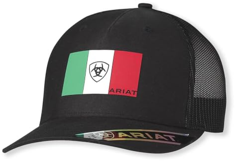 ARIAT Herren Mexiko Flag Shield Eagle Logo Cap