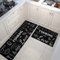 PQCXXA Lot de 2 Tapis de Cuisine antidérapant Tapis de Cuisine antidérapant Lavable pour Cuisine, Couloir, Salon, Chambre à Coucher, Salle de Bain (A4, 43x150cm+43x75cm)