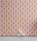 ABAKUHAUS erröten Rosa abziehbare & klebbare Tapete für Zuhause, Geometric Art Deco Motif, selbstklebendes Wohnzimmer Küchenakzent, 33 cm x 180 cm, Ingwer und Blush