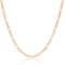 Mary & Jules Kette Rosegold Damen aus recyceltem 925 Sterling Silber, vergoldet - Halskette 45 cm für Frauen & Mädchen, Kette Damen Rosegold, hautverträglich & langlebig