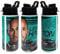 Partisan Hamilton Water Bottle 600ml Wht/Blk Lid