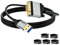 USB to VGA Adapter Cable 6FT, Unidirectional USB-A 3.0 to VGA HD Audio Video Flexible Cable, Smart Chip, Real 1080P@60Hz, for TV, Projector, Monitor, ONLY Support Windows 11/10/8/8.1/7, Mac OS