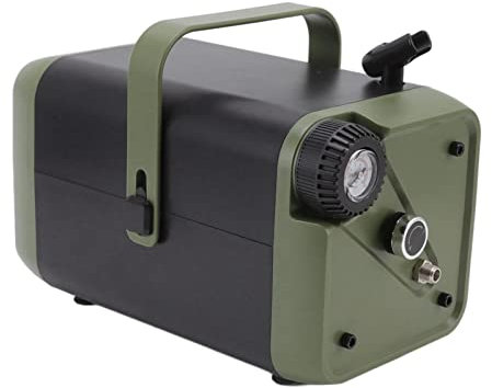 XTevu Kit de de aerografía profesional, compresor de aire silencioso, potente de pintura con aerógrafo de ajuste, 100-240 V, juego de coloración de modelos (Enchufe japonés)