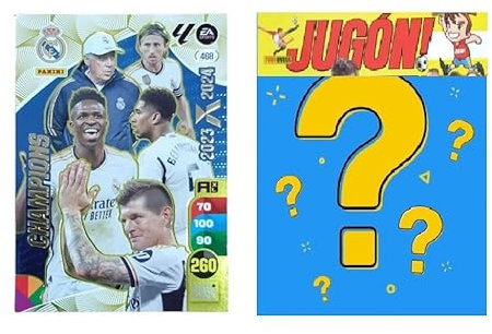 Genérico CHAMPIONS CARD Balón de Oro 2024 2025 + Revista JUGÓN (número aleatorio)
