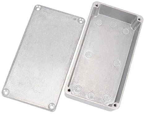 IMIKEYA Box Enclosure Metal Guitar Pedal Case Aluminum Box Guitar Effect Enclosure