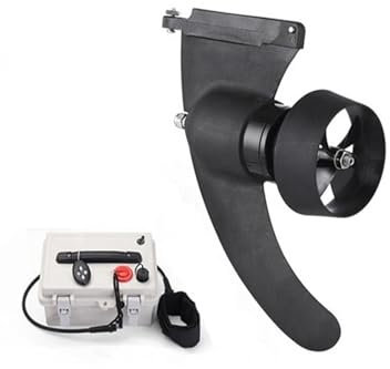 Electric Paddleboard Fin For Sup Underwater Tail Rudder Thruster With Wireless Remote Control Brushless Motor For Kayak Fishing Boat Low Noise, Long Battery Life