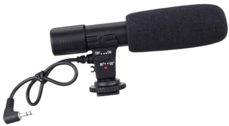 HOMSFOU Interview Recording Microphone for Dslr Camera Video Microphone for Filmmaking and Vlogging for Audio Recording in Phone Camera