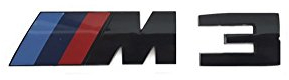 Original BMW M3 Emblema Logo M de Color Negro