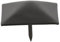 Amig - Pack de 4 Clavos Decorativos para Forja - Ø 40 mm - Forma Piramidal - Ideal para Decoración en Armarios, Mesas o Puertas de Estilo Rústico - Acero Negro