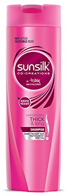 Sunsilk Co-Creations von Teddy Hair Style Expert – Keratin-Joghurt, üppig dick und lang, Shampoo, 180 ml