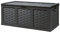 Starplast Outdoor Garden Rattan Style Plastic Storage Utility Chest Cushion Shed Box With Sit-On Lid Container New 535L Litre 66-811 Black