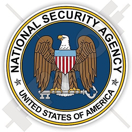 US NATIONALE SICHERHEITSBEHÖRDE Siegel NSA Vereinigte Staaten von Amerika,Amerikanisch 90mm Auto & Motorrad Aufkleber, Vinyl Sticker