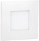 ledscom.de LED Treppenlicht/Wandeinbauleuchte FEX für innen und außen, eckig, weiß, 85 x 85mm, rot