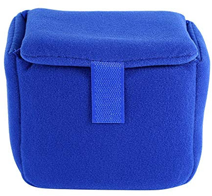 Camera Protection Bag,Waterproof Shockproof Practical Foldable, Foldable Partition Camera Insert Protective Bag(Blue)