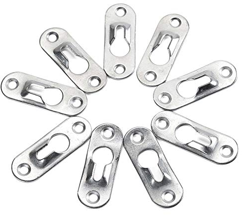 Generic Schluesselloch Aufhaenger Fasteners Schrankaufhänger Linsenkopfbeschlag Malerei Befestigungsteile,Für Bilderrahmen,Spiegel,Schrank 100 Stück