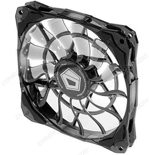 CYRMZAY ID-Enfriamiento 12015 Slim 15mm Thickness 53.6CFM 120mm PWM Controlled Ventilador