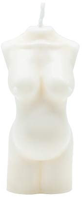 Handmade Woman Statue Body Candle - Natural Wax Candle with Cotton Wick - Perfect for Gift or Home Deco (Pregnant)