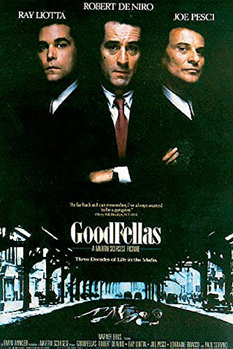 Close Up Goodfellas Poster (61cm x 91,5cm) + weiße Geschenkverpackung. Verschenkfertig!