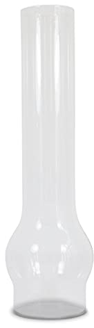 DELITE Glaszylinder Matador 30''' transparent, Aussendurchmesser unten 79 mm, Höhe 320 mm, für Petroleumlampen, Öllampen und andere Lampen
