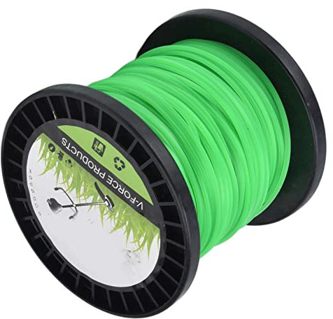 Quadrate String Trimmer Line, 2.0mm Long Lasting Trimmer Line Nylon Heavy Duty for Weed Trimmer(100 mètres)