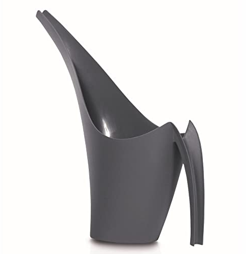 botle Annaffiatoio giraffa piccolo, 1,5 l, antracite, plastica, per piante da appartamento, uso domestico, fiori