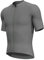Lo.gas Radtrikot Herren Kurzarm, Rennrad Trikot Durchgehender Reißverschluss mit 3 Taschen, Grau, L