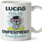 MUGFFINS Tazas Personalizadas para ENFERMERO - En Español - Koalificados Personalizados - 11 oz / 330 ml - Regalo Personalizable original y divertido