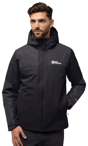 Jack Wolfskin Mens Jasper Insulated Jacket - Black - XXL