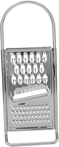 Food Slicer,Vegetable Grater, 2 in 1 Stainless Steel Cheese Grater & Vegetable Chopper Handheld Food Shredder Cutter for Potato Fruits