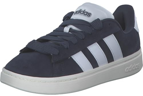 adidas Grand Court Alpha Shoes, Leather Upper, Blue