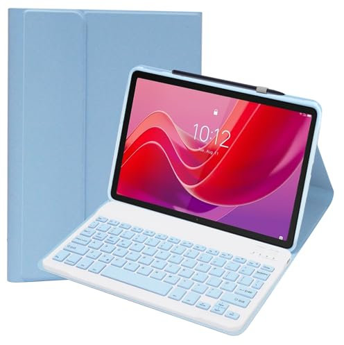 KTOITION Custodia con Tastiera per Lenovo Tab M11 (TB330/TB331) 2024, Rimovibile Bluetooth Tastiera Italiana per Lenovo M11 Tablet 2024 11 Pollici (1)