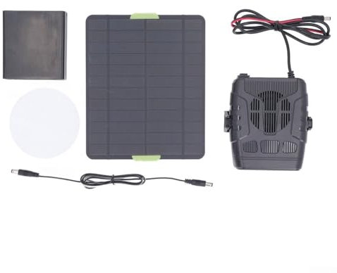Chauffage solaire efficace de 30 W et chargeur pour le camping, les camping-cars et le chauffage de maison pour animaux domestiques