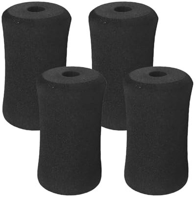 Rouleau en mousse – Rouleau d'exercice | 4 x tampons en mousse | Pièces de rechange pour banc de musculation | Accessoires de gym à domicile | Équipement de fitness pour table d'inversion