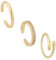 Mikovivi 3pcs Bagues d'Orteil pour Femme, 3 Styles de Bagues d'Orteil Ouvertes en or Rempli et Zircone Cubique Bijoux de Pied Réglables pour l'Été et la Plage Accessoires Élégants Femme
