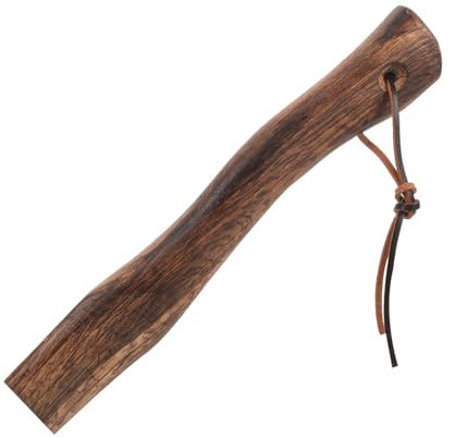 Gatuida Holzbeilstiel Robuster Kurzer Holzgriff für Beil Austauschbar Ergonomisch für Camping und Gartenarbeit Langlebig und Praktisch
