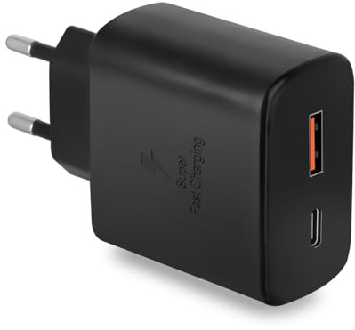 45W USB C Schnellladegerät Ladegerät mit USB Adapter 2 Ports Ladeadapter | für iPhone 17 16 15 Pro Max Plus für Samsung Galaxy S26 S25 S24 Netzteil Mehrfach Ladestecker Steckdose Stecker Charger