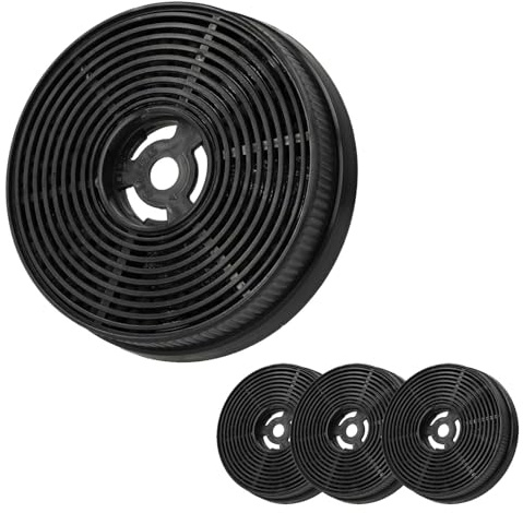 lrgnixs 4 Set Aktivkohlefilter Ersatz, Abzugshaube Filter