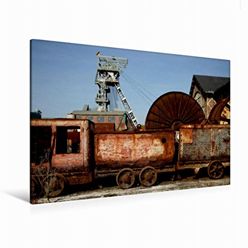 Premium Textil-Leinwand 120 x 80 cm Quer-Format Zeche Zollern | Wandbild, HD-Bild auf Keilrahmen, Fertigbild auf hochwertigem Vlies, Leinwanddruck von Peter Schickert