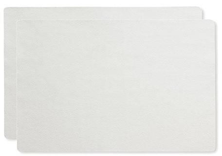 Kela Küche Tischset, Leder, Weiß, 45 mm X 30 mm